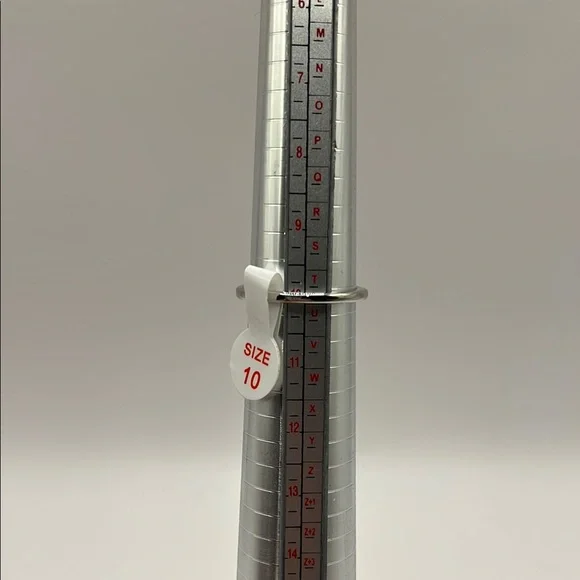 BOMB PARTY Ring Women's Size 10 Blue and Silver - Picture 3 of 3